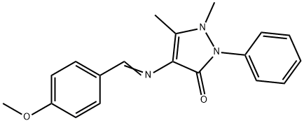 32061-14-6 2,3-DIMETHYL-4-(4-METHOXYBENZYLIDENEAMINO)-1-PHENYL-3-PYRAZOLIN-5-ONE