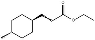 Trans-Ethyl 3-(4-Methylcyclohexyl)Acrylate Struktur