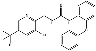 326815-41-2 1-((3-Chloro-5-(trifluoromethyl)pyridin-2-yl)methyl)-3-(2-phenoxyphenyl)thiourea