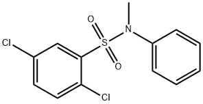 2,5-dichloro-N-methyl-N-phenylbenzenesulfonamide Struktur