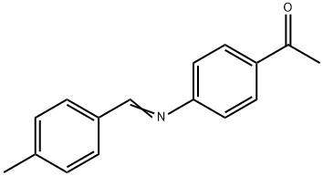 4'-(4-METHYLBENZYLIDENEAMINO)ACETOPHENONE Structure