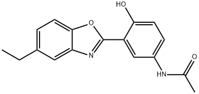 N-[3-(5-ethyl-1,3-benzoxazol-2-yl)-4-hydroxyphenyl]acetamide Structure