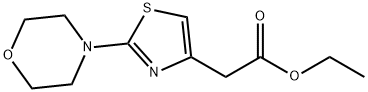 ethyl 2-(2-morpholinothiazol-4-yl)acetate Structure