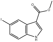 Methyl 5-iodo-1H-indole-3-carboxylate Structure