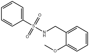 Benzenesulfonamide, N-[(2-methoxyphenyl)methyl]- Struktur