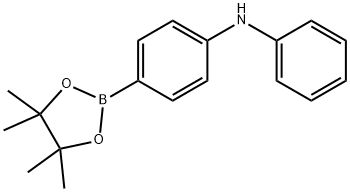 N-苯基-4-硼酸频那醇酯-苯胺, 330792-75-1, 结构式