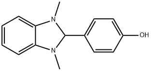 4-(1,3-dimethyl-2H-benzimidazol-2-yl)phenol Structure