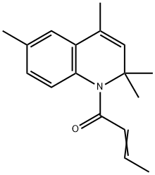 (2E)-1-(2,2,4,6-tetramethylquinolin-1(2H)-yl)but-2-en-1-one Structure