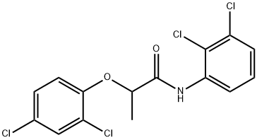 2-(2,4-dichlorophenoxy)-N-(2,3-dichlorophenyl)propanamide Structure