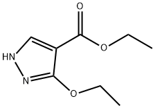 ethyl 3-ethoxy-1H-pyrazole-4-carboxylate Struktur