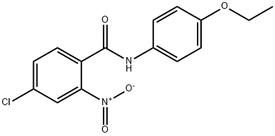 4-chloro-N-(4-ethoxyphenyl)-2-nitrobenzamide Structure