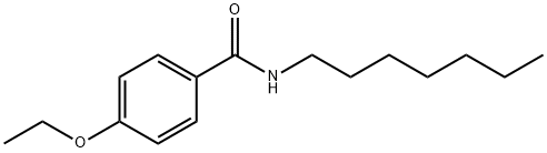 4-ethoxy-N-heptylbenzamide 化学構造式