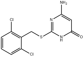 6-amino-2-[(2,6-dichlorobenzyl)sulfanyl]-4(3H)-pyrimidinone|