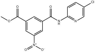 methyl 3-((5-chloropyridin-2-yl)carbamoyl)-5-nitrobenzoate Structure