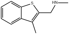 N-methyl-1-(3-methylbenzo[b]thiophen-2-yl)methanamine,335032-41-2,结构式