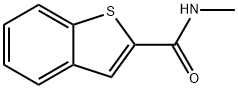 N-methyl-benzo[b]thiophene-2-carboxamide 化学構造式