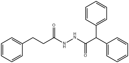 N'-(diphenylacetyl)-3-phenylpropanohydrazide Struktur