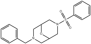 3-Benzyl-7-(Phenylsulfonyl)-9-Oxa-3,7-Diazabicyclo[3.3.1]Nonane Structure