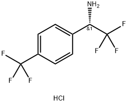 (S)2,2,2-三氟-1-(4-三氟甲基苯)乙胺盐酸盐,336105-44-3,结构式