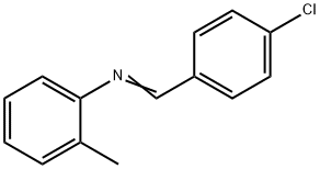 N-(4-CHLOROBENZYLIDENE)-O-TOLUIDINE Structure