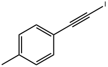 1-(2-Iodoethynyl)-4-methylbenzene 化学構造式