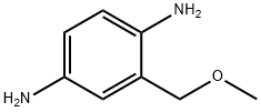2-(methoxymethyl)benzene-1,4-diamine Struktur
