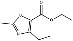 ethyl 4-ethyl-2-methyloxazole-5-carboxylate 结构式