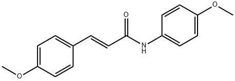 (E)-N,3-双(4-甲氧基苯基)丙烯酰胺,340258-61-9,结构式