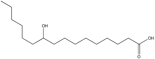 10-Hydroxyhexadecanoic Acid Structure