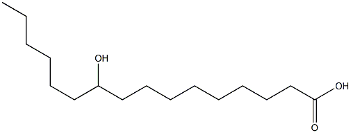 10-Hydroxyhexadecanoic Acid Struktur