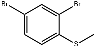 2,4-二溴-1-(甲巯基)-苯,345635-35-0,结构式