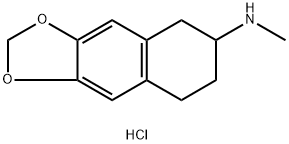 5,6,7,8-tetrahydro-N-methylnaphtho[2,3-d][1,3]dioxol-6-amine HCl Structure