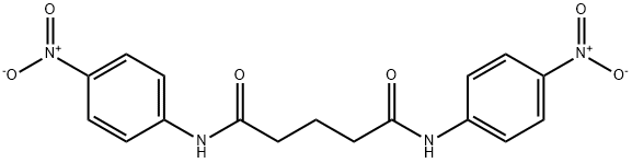 N,N'-bis(4-nitrophenyl)pentanediamide Structure