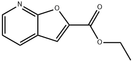 ETHYL FURO[2,3-B]PYRIDINE-2-CARBOXYLATE 结构式