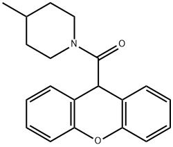 (4-methylpiperidin-1-yl)(9H-xanthen-9-yl)methanone|