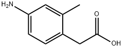 2-(4-amino-2-methylphenyl)acetic acid 化学構造式