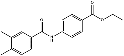 ethyl 4-(3,4-dimethylbenzamido)benzoate Structure