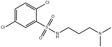 2,5-dichloro-N-[3-(dimethylamino)propyl]benzenesulfonamide Structure