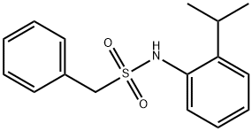 1-phenyl-N-[2-(propan-2-yl)phenyl]methanesulfonamide Struktur