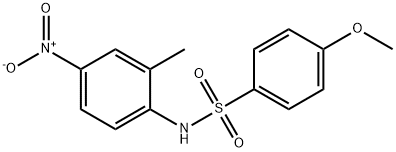 4-methoxy-N-(2-methyl-4-nitrophenyl)benzenesulfonamide Structure