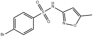4-bromo-N-(5-methyl-3-isoxazolyl)benzenesulfonamide Structure