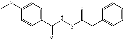 4-methoxy-N'-(phenylacetyl)benzohydrazide Structure