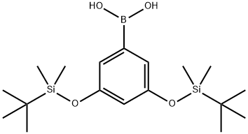 3,5-BIS(TERT-BUTYLDIMETHYLSILYLOXY)PHENYLBORONIC ACID,350035-52-8,结构式