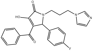 350678-63-6 1-(3-(1H-咪唑-1-基)丙基)-4-苯甲酰基-5-(4-氟苯基)-3-羟基-1,5-二氢-2H-吡咯-2-酮