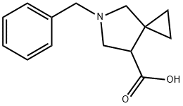 5-Benzyl-5-aza-spiro[2.4]heptane-7-carboxylic acid Struktur