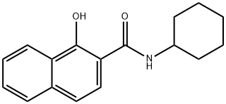 N-CYCLOHEXYL-1-HYDROXY-2-NAPHTHAMIDE 化学構造式