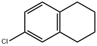 6-クロロ-1,2,3,4-テトラヒドロナフタレン 化学構造式