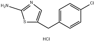 5-(4-chlorobenzyl)thiazol-2(3H)-imine hydrochloride Structure