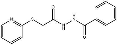 N'-[2-(pyridin-2-ylsulfanyl)acetyl]benzohydrazide Structure