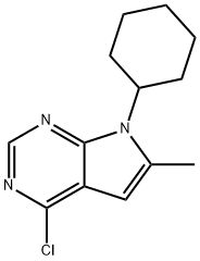 4-Chloro-7-cyclohexyl-6-methyl-7H-pyrrolo[2,3-d]pyrimidine|